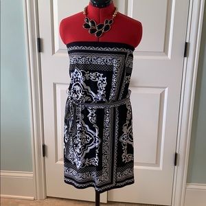 White House Black Market Strapless Dress